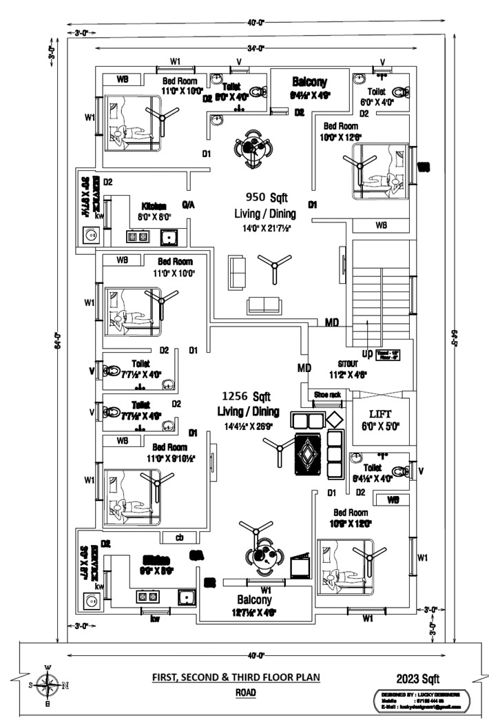 2D floor plan